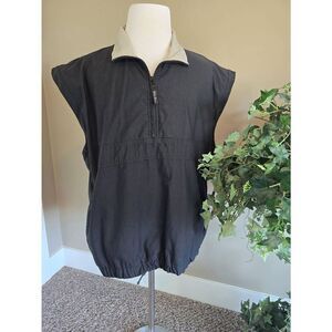 Walter Hagen Golf Vest Sz L Blk/tan